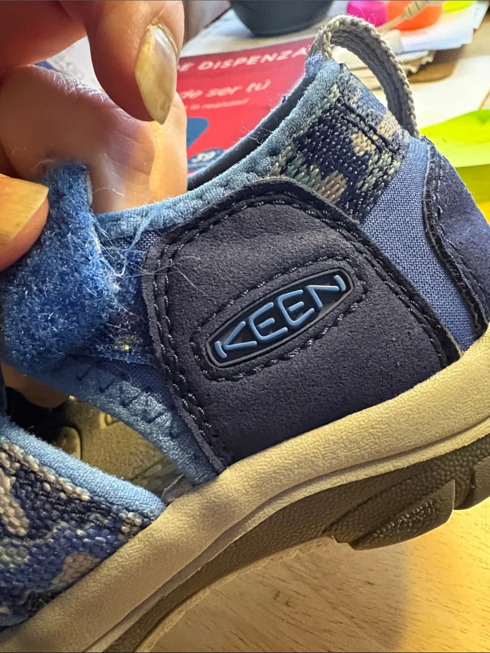Keen Kids Blue Camo Water Shoes